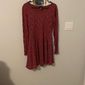 Rue21 Maroon Lace dress